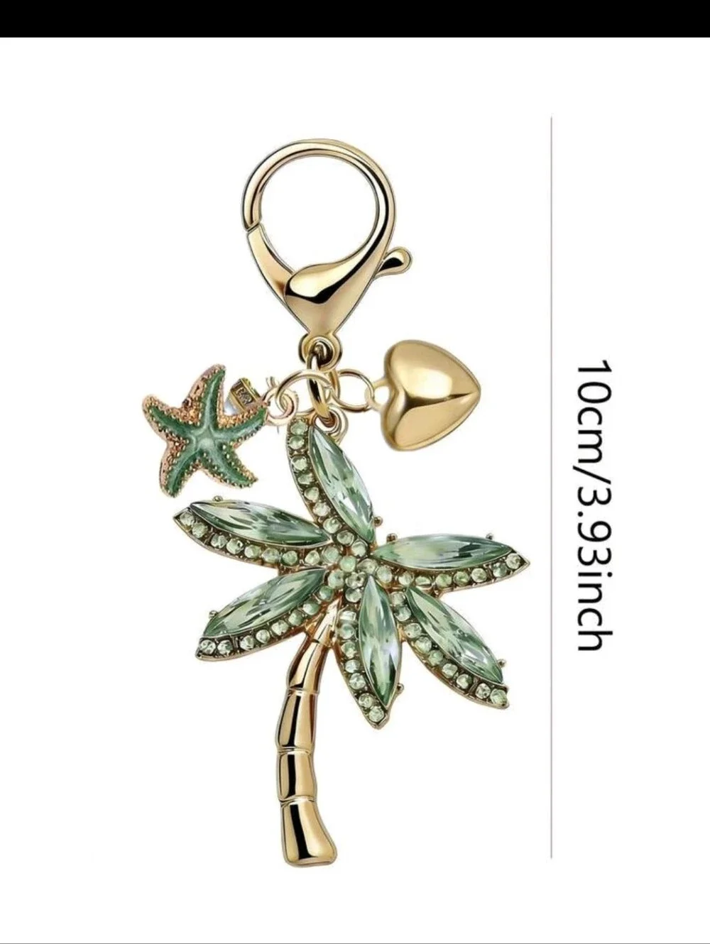 Palm Tree Tropical Beach Theme Bag Charm/ Keychain NEW